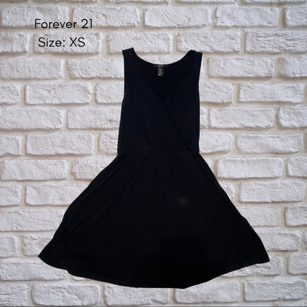 V-Neck Black Dress